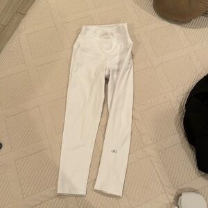 7/8 High-Waist Alo White leggings